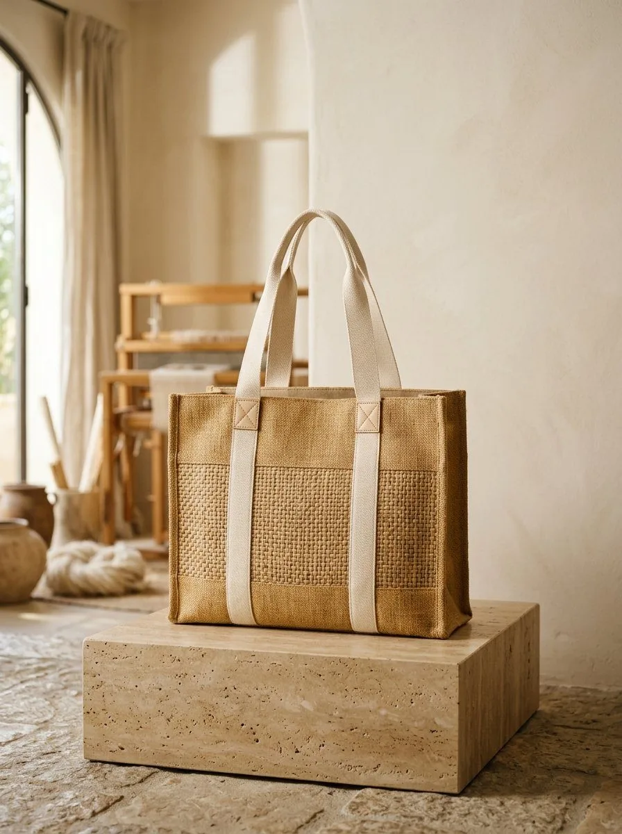 Alltags-Shopper aus Naturrattan