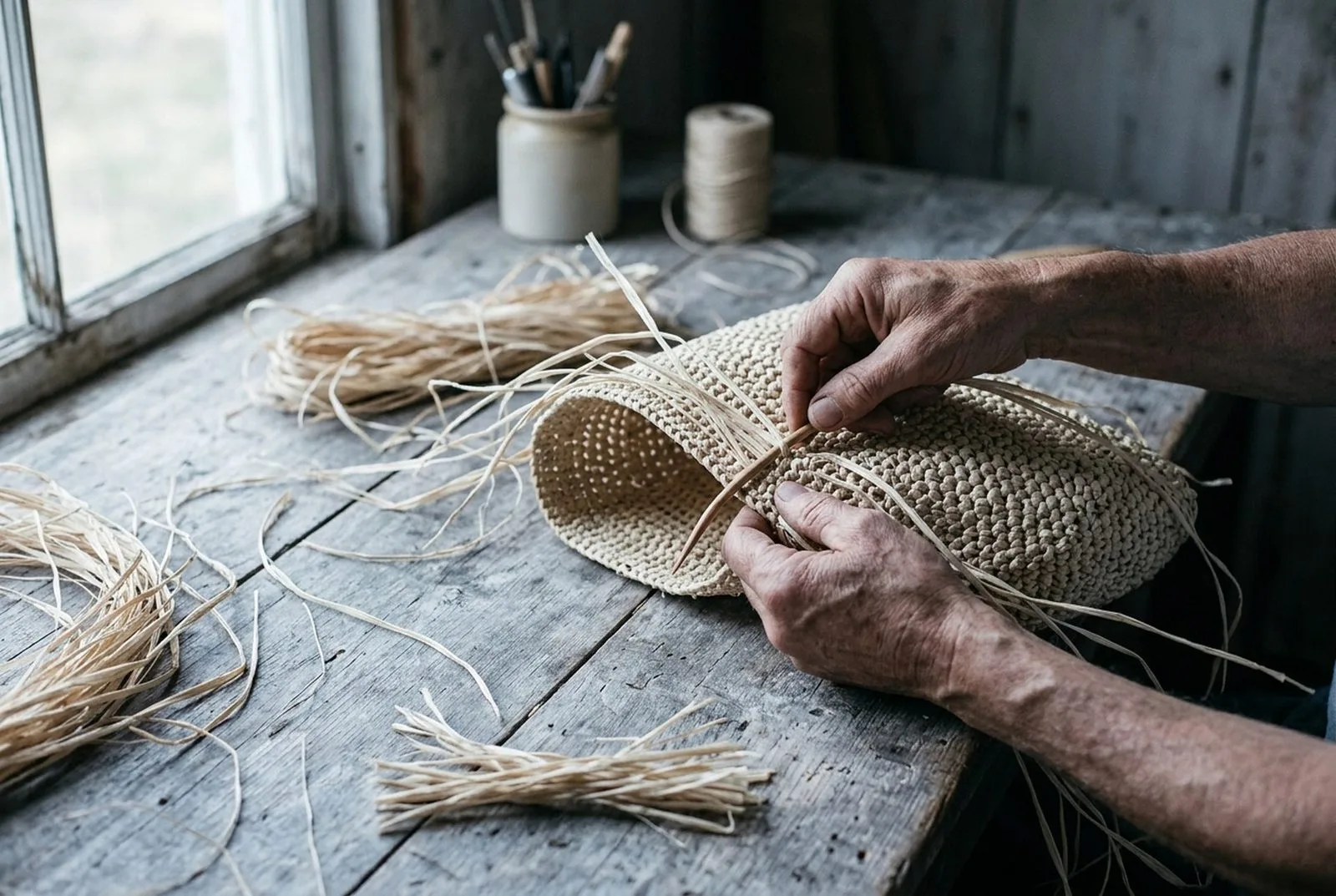 Les mains qu’exige réellement un sac tissé à la main